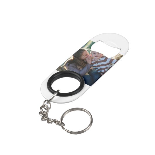 Creëer Uw eigen foto Mini Flessenopener (Achterkant Gekanteld)