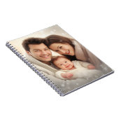 Creëer Uw Eigen Foto Modern Aangepast Gift Notitieboek (Rechterzijde)