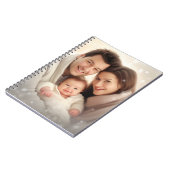 Creëer Uw Eigen Foto Modern Aangepast Gift Notitieboek (Linkerzijde)