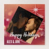 Creëer uw eigen foto moderne feestdagen van de man legpuzzel (Verticaal)