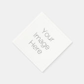 Creëer uw eigen foto Napkin papier Servet (Hoek)