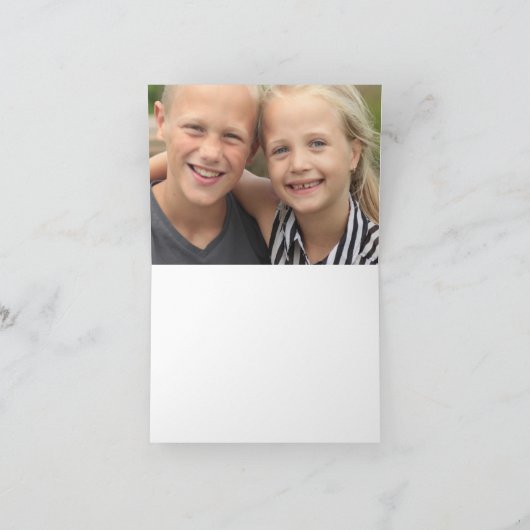 Creëer Uw eigen foto Notitiekaartje (Binnen)