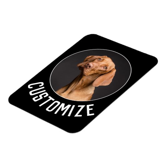 Creëer Uw eigen foto of Afbeelding en tekst Magneet (Linkerzijde)