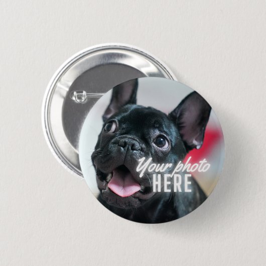 Creëer Uw eigen foto of grafische pin Button (Voorkant /achterkant)