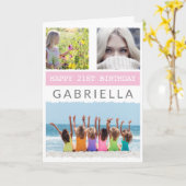 Creëer uw eigen foto om het even welke ouderdag co kaart (Gele Bloem)