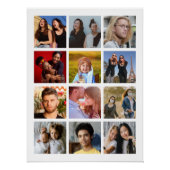 Creëer Uw eigen foto op 12 pleinen Perfect Poster (Voorkant)