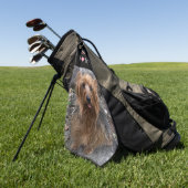 Creëer Uw eigen foto op maat van uw eigen foto Golfhanddoek (Groen)