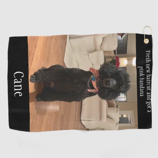 Creëer Uw eigen foto op maat van uw eigen foto Golfhanddoek (Horizontaal)