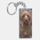 Creëer Uw eigen foto op maat van uw eigen foto Sleutelhanger (Voorkant Links)