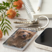 Creëer Uw eigen foto op maat van uw eigen foto Sleutelhanger (Voorkant Rechts)