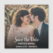 Creëer uw eigen foto opslaan Magische Datum kaart (Voorkant)