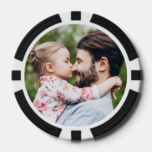Creëer Uw eigen foto Poker Chips (Voorkant)