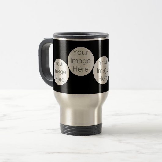 creëer uw eigen foto reizen Mug cup Reisbeker (Voorkant links)
