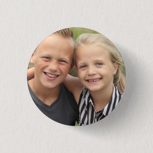 Creëer Uw eigen foto Ronde Button 3,2 Cm (Voorkant)