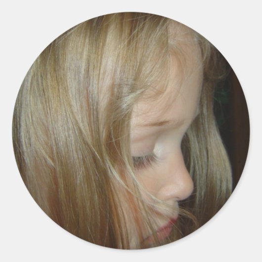 CREËER UW EIGEN FOTO RONDE STICKER (Voorkant)