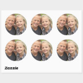 Creëer Uw eigen foto Ronde Sticker (Vel)
