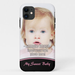 Creëer Uw eigen foto Roze Edge iPhone5 Case-Mate iPhone Case