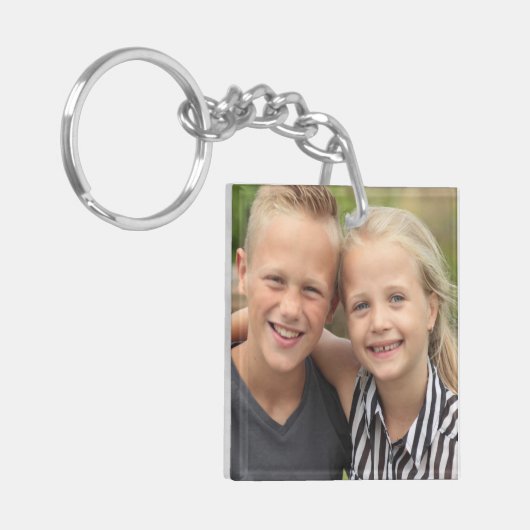 Creëer Uw eigen foto  Sleutelhanger (Voorkant Links)
