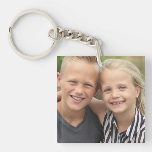 Creëer Uw eigen foto Sleutelhanger (Voorkant)