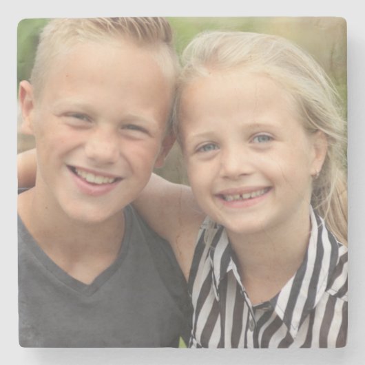 Creëer Uw eigen foto Stenen Onderzetter (Voorkant)