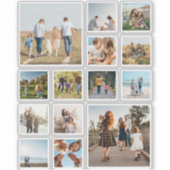 Creëer Uw eigen foto Sticker (Voorkant)