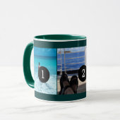 Creëer Uw eigen foto Stijlmoment 3 afbeeldingen Mok (Voorkant links)