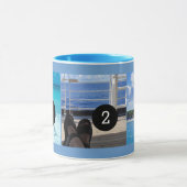 Creëer Uw eigen foto Stijlmoment 3 afbeeldingen Mok (Midden)