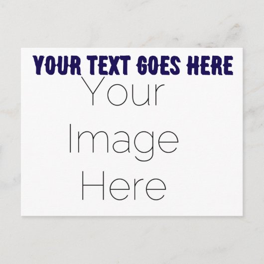 creëer uw eigen foto tekst Briefkaart (Voorkant)