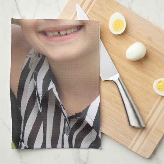 Creëer Uw eigen foto Theedoek (Quarter Fold)