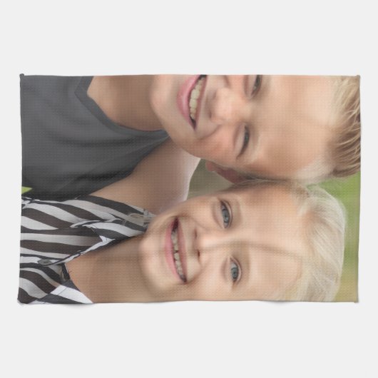 Creëer Uw eigen foto Theedoek (Horizontaal)