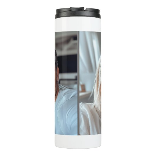 Creëer Uw eigen foto Thermosbeker (Achterkant)