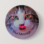 Creëer Uw eigen foto toevoegen Personaliseer aange Ronde Button 7,6 Cm (Voorkant)