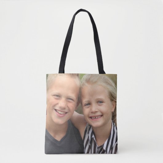Creëer Uw eigen foto Tote Bag (Voorkant)