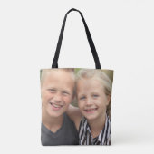 Creëer Uw eigen foto Tote Bag (Achterkant)