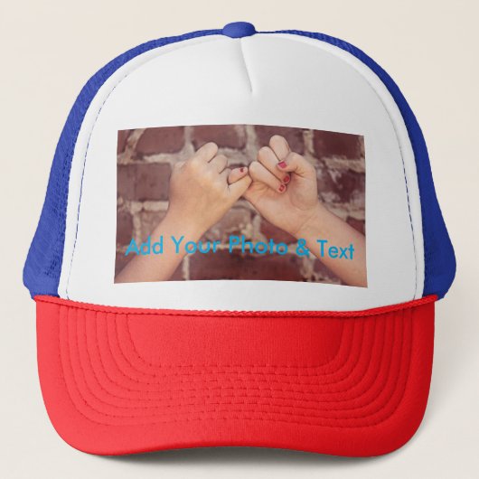 Creëer Uw eigen foto Trucker Hat Pet (Voorkant)