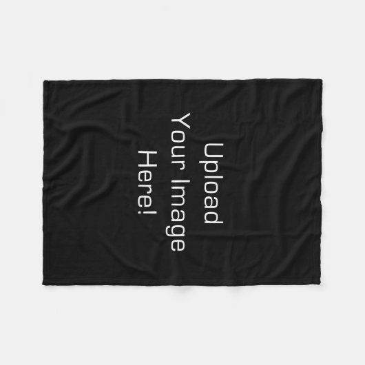 Creëer-Uw-Eigen Foto uploadt fleece Blanket (Voorkant (Horizontaal))