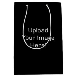 Creëer-Uw-Eigen Foto uploadt Gift Bag Medium Cadeauzakje