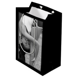 Creëer-Uw-Eigen Foto uploadt Gift Bag Medium Cadeauzakje