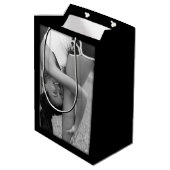 Creëer-Uw-Eigen Foto uploadt Gift Bag Medium Cadeauzakje (Achterkant Gekanteld)