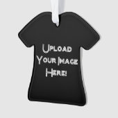 Creëer-Uw-Eigen Foto uploadt Keramische versiering Ornament (voorkant)