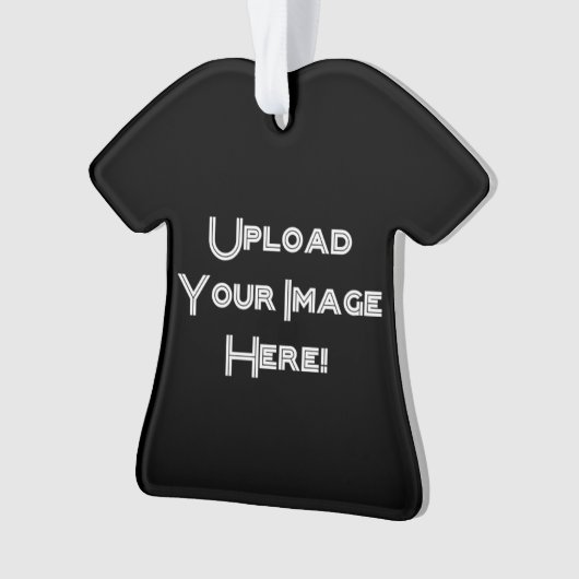 Creëer-Uw-Eigen Foto uploadt Keramische versiering Ornament (voorkant)