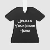 Creëer-Uw-Eigen Foto uploadt Keramische versiering Ornament (achterkant)