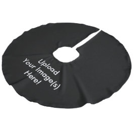 Creëer-Uw-Eigen Foto uploadt kerstboomrok Imitatie Linnen Kerstboom Kleed