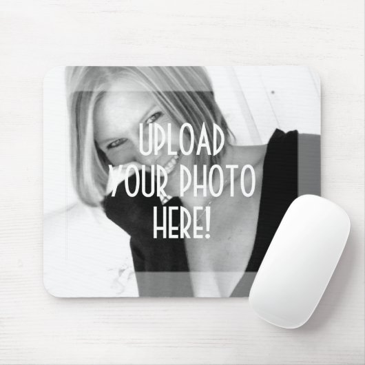 Creëer-Uw-Eigen Foto uploadt Mousepad Muismat (Met muis)