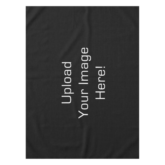 Creëer-Uw-Eigen Foto uploadt Tablecloth Tafelkleed (Voorkant)