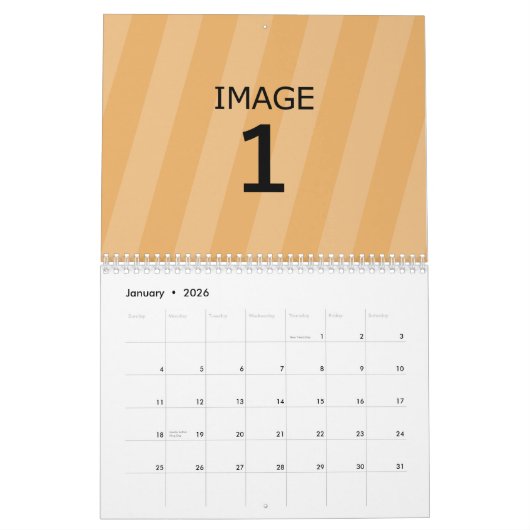 Creëer Uw eigen foto van de Aangepaste 2023-reeks Kalender (Jan 2026)