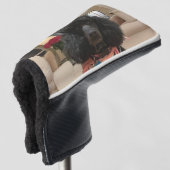Creëer Uw eigen foto van de Dog Aangepaste Pet Put Golfheadcover (3/4 voorkant)
