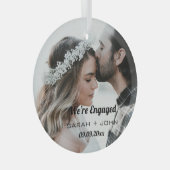 Creëer uw eigen Foto van de Foto van de Beëindigin Glas Ornament (Voorkant Rechts)