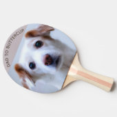 Creëer Uw eigen foto van Dog Papa naar Pet Name Tafeltennisbatje (Zijkant)