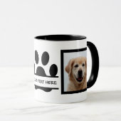 Creëer Uw eigen foto van Dog Pauw afdrukken Mok (Voorkant rechts)